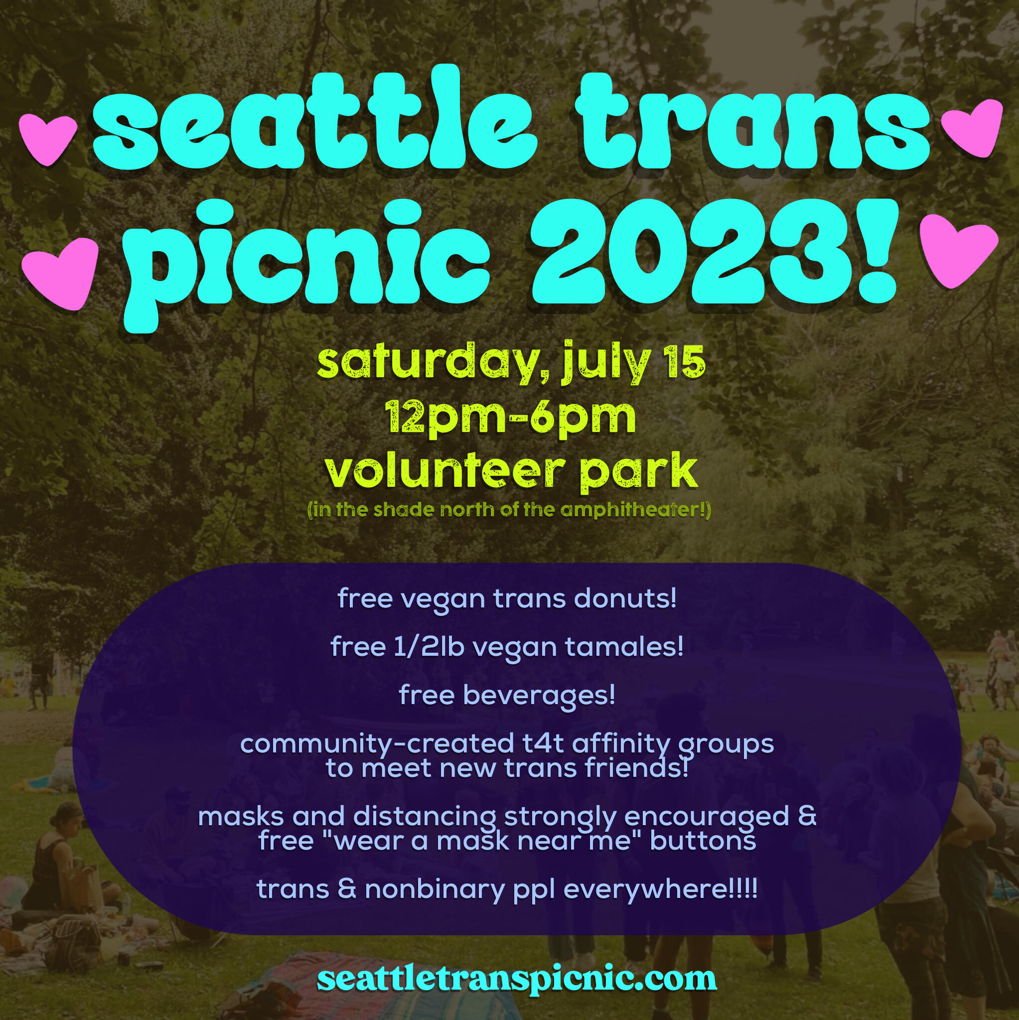 seattle trans picnic, july 15 2023